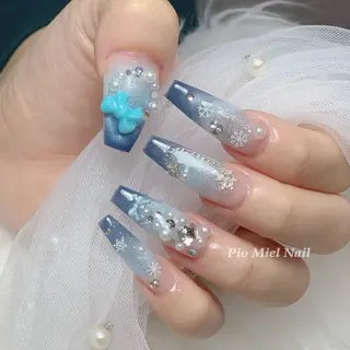 ネイル momo 長さだしのネイルデザイン