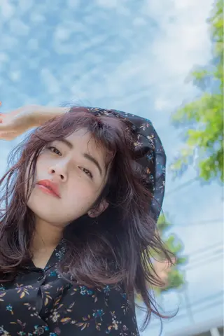 ロング 林 里美のヘアスタイル