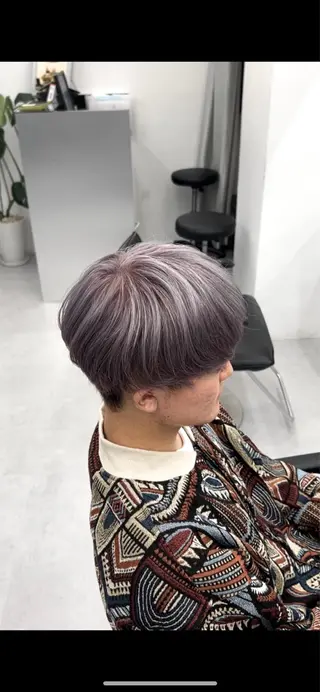 ミディアム カラー メンズ メンズバレイヤージュ 🔥メンズカット🔥のヘアスタイル