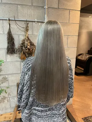 ロング カラー 透明感/艶髪カラー/ 韓国/rinaのヘアスタイル