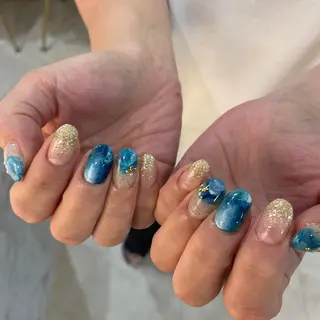 ネイル ゆびノさき茨木店 ニュアンス/アートのネイルデザイン