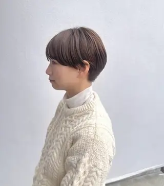 ショート カラー パライソ南公園店 神津 由依のヘアスタイル