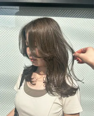 ロング カラー 🫧顔周りカット 🫧樫村優香のヘアスタイル