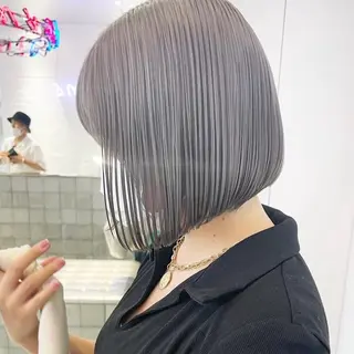 ショート カラー ヘアアレンジ ブリーチカラー特化 🥣/渡邉日向のヘアスタイル