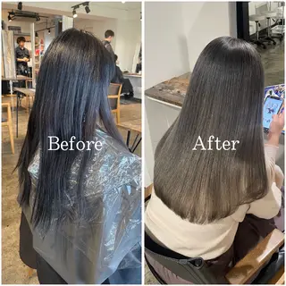 ロング カラー ムラ修正/ ハイトーン💖Riaのヘアスタイル