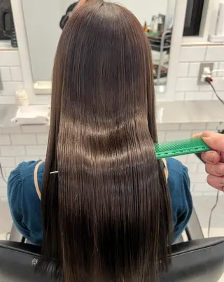 セミロング grow北千住店所属・ハイトーン✨最新髪質 改善👩ryuyaのヘアスタイル