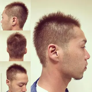 ショート カラー メンズ 横田 尚登のヘアスタイル