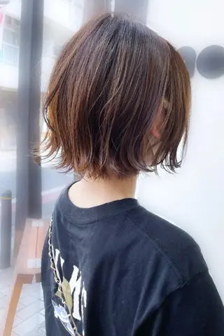 ミディアム Repos SENDAI所属・⭐️バッサリカット モデル募集⭐️佐野のヘアスタイル