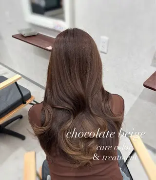 セミロング カラー VIEW YOKOHAMA所属・透明感カラー ／kana‎🤍のヘアスタイル