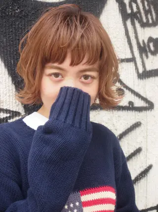 ショート カラー シンプル+αな デザインを 松崎陸のヘアスタイル