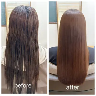 ロング カラー nest  のヘアスタイル