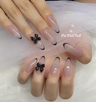 ネイル momo 長さだしのネイルデザイン