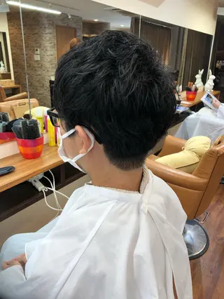 メンズ 谷口尋哉 イノアカラー・六本松のヘアスタイル