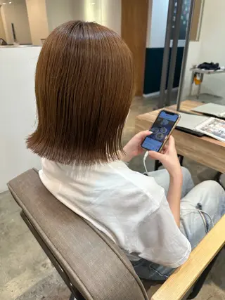 ミディアム ボブ特化美容師 /荒井悠葵のヘアスタイル