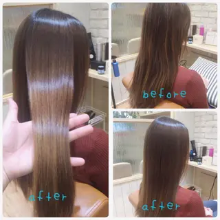 ミディアム セミロング ロング パーマ courage所属・kanako カナコのヘアスタイル