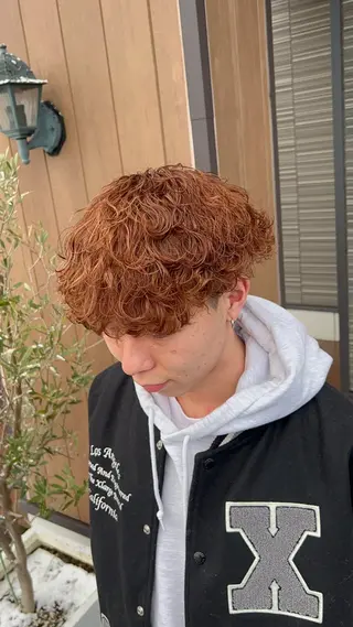 パーマ メンズ BLEACHi江俣店 齋藤仁夢のヘアスタイル