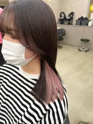 ロング カラー *モデル募集🤍横浜 透明感カラー🫧のヘアスタイル