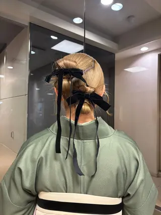 ヘアアレンジ 髪質改善/暗髪カラー ヘアアレンジ/ｽﾐﾚのヘアスタイル