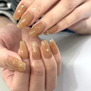 ネイル Ray. ちゅるん系ニュアンスのネイルデザイン