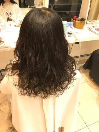 ミディアム パーマ はだゆうき @hadadan08のヘアスタイル