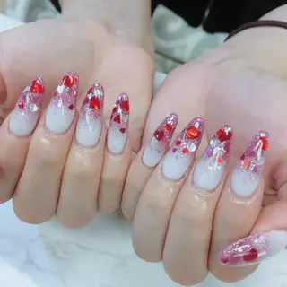 ロング JNA認定講師🌸 RIEのネイルデザイン