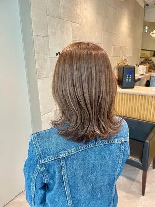 ミディアム カラー 🌙透明感×艶カラー HARURU🌙のヘアスタイル