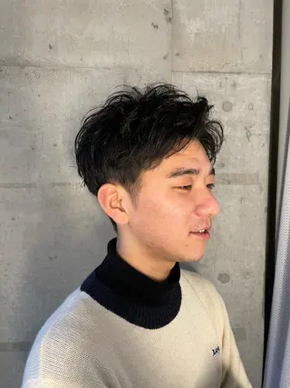 メンズ フリーランスシェアサロンルレイル所属・心斎橋/メンズ /ルレイル/地形真希のヘアスタイル