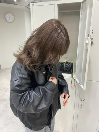 ミディアム カラー ヘアアレンジ ボブ /ニュアンス/ satomi🧸💖のヘアスタイル