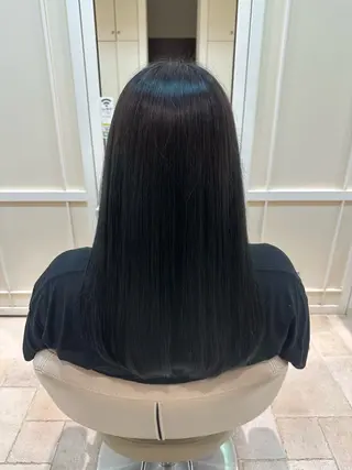 セミロング カラー 須田 柚希のヘアスタイル