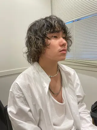 カラー パーマ メンズ メンズ特化 パーマ/オザワのヘアスタイル