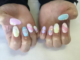 ネイル 💎🐰 saki. m 🐰💎のネイルデザイン