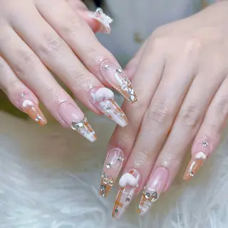 ネイル ANH ゴテゴテネイルのネイルデザイン