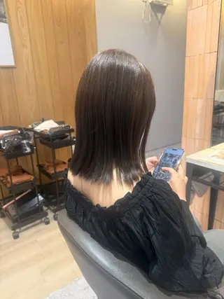 ミディアム 佐藤 凜華のヘアスタイル