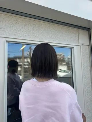 ショート ✨️ストレート ✨️久留米美容室のヘアスタイル