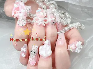 ネイル MoMoA Nail ネイル長さ出し専門店のネイルデザイン