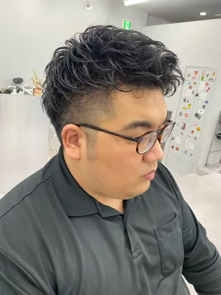 ショート カラー ヘアアレンジ メンズ The faderz barbershop所属・フェードモデル限定 🔥高円寺Maiのヘアスタイル