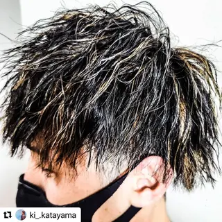 ミディアム カラー メンズ 🩷Eny terrace🩷のヘアスタイル