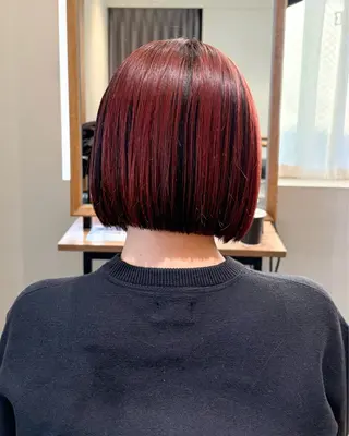 ミディアム ボブ/艶カラー 鎌倉/MIHO🌼のヘアスタイル