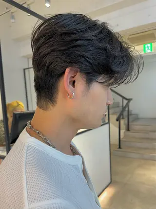 ショート パーマ メンズ 🇰🇷カルマパーマ kaito🇰🇷のヘアスタイル