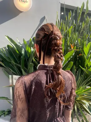 ロング ヘアアレンジ Bond所属・HARUKA /ボブカットのヘアスタイル