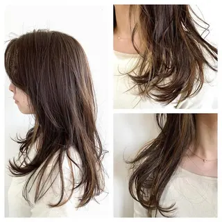 セミロング カラー salon m ni サロンマーニ所属・久保田 一のヘアスタイル