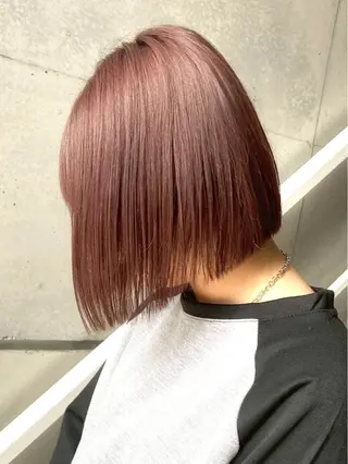 ショート カラー ✂︎cadre✂︎ 🪶かまだれいし🪶のヘアスタイル