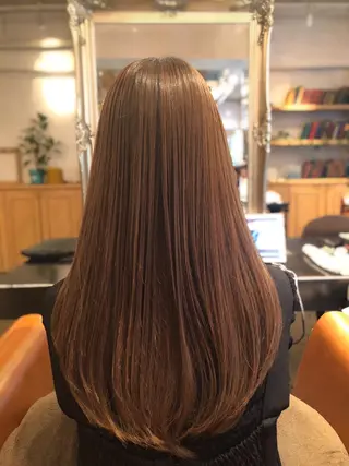 ロング 韓国風カット/ 髪質改善 黒崎のヘアスタイル