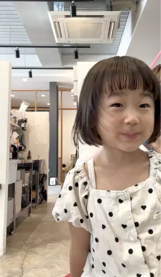 ショート キッズ hale所属・hale airiのヘアスタイル