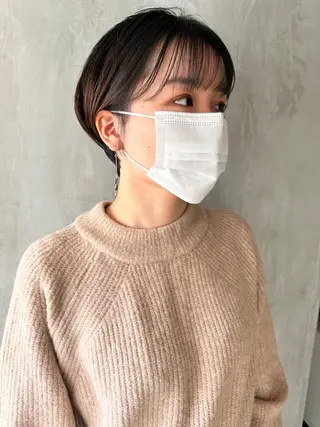 ショート カラー ヘアアレンジ stylist/蛯谷 珠里のヘアスタイル