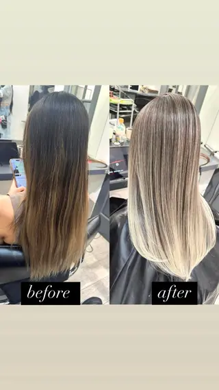 ロング プルエクステ ボブ🌈ナツヤのヘアスタイル