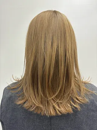 ミディアム カラー パーマ ヘアアレンジ 小玉 彰哉のヘアスタイル