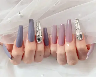 ネイル 【パラジェル・フィルイン】 T&BNAIL STUDIO所属・り オ　ロング無制限中のネイルデザイン