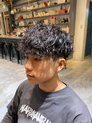 メンズ メンズパーマ/鈴木 雅也/メンズカットのヘアスタイル