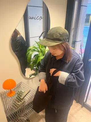 カラー 山本 彩香のヘアスタイル